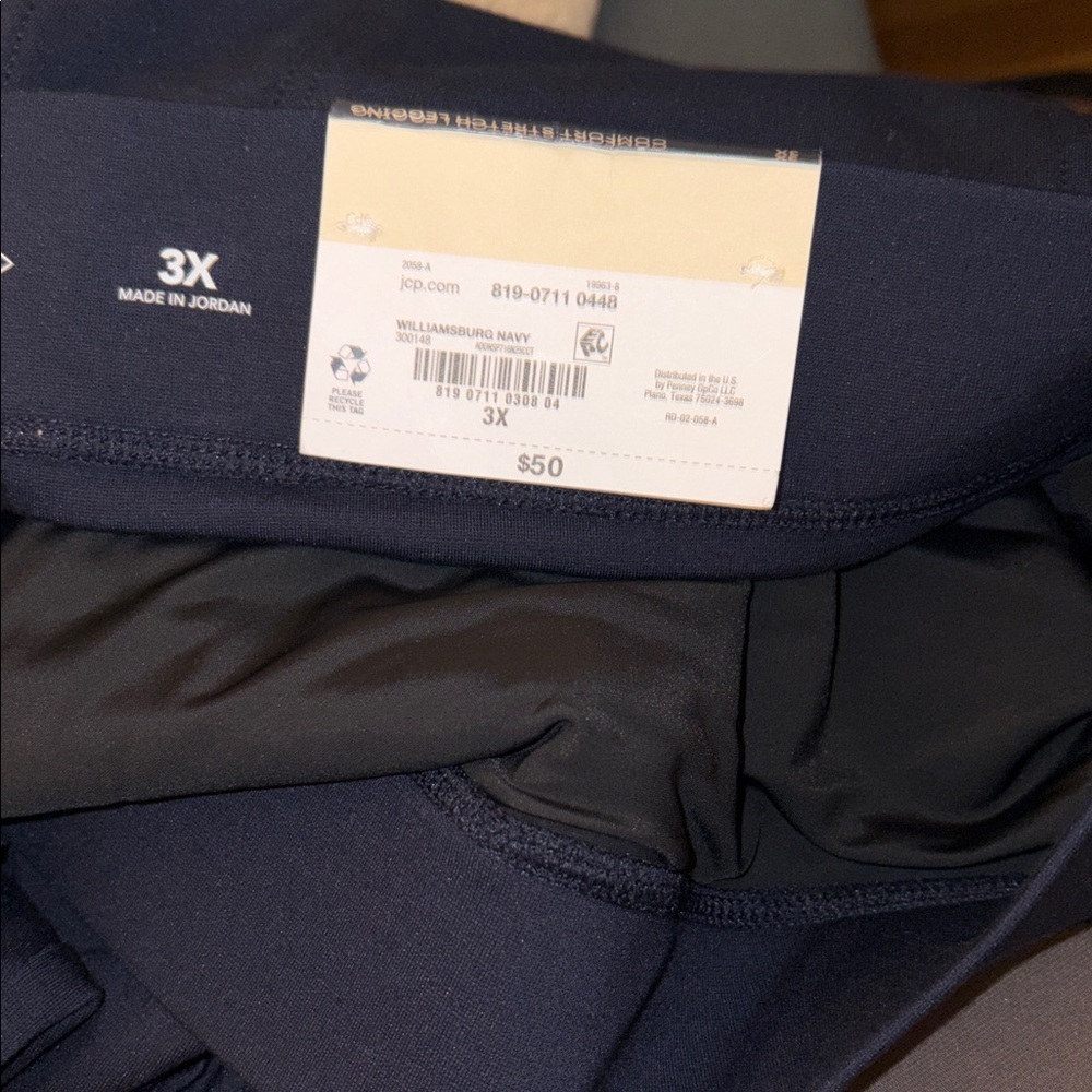 St. John's Bay Womens Plus Comfort Stretch Pull
On Leggings - Picture 6 of 7